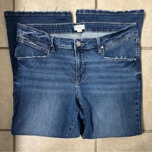 Maurices Flex Jeans Size 18 Short Flare Mid Rise Stretch Denim
